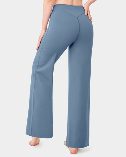 High Waisted Wide Leg Yoga Pants for Women Slimming and Breathable - Jasmind Stores