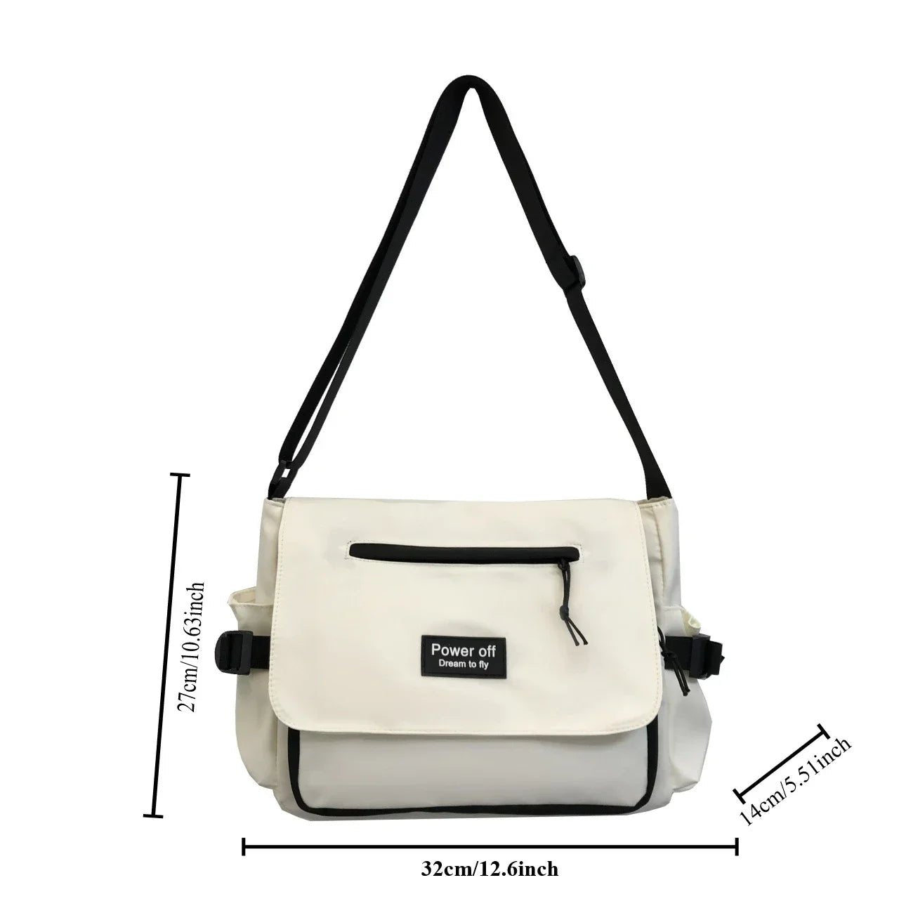 Japanese Harajuku Crossbody Bags Women 2025 Preppy Style Patchwork Color Shoulder Bag Collage Student Messenger Bag Handbags - Jasmind Stores