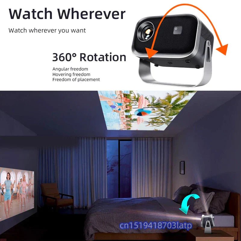 MINI Projector WIFI Portable Home Theater - Jasmind Stores