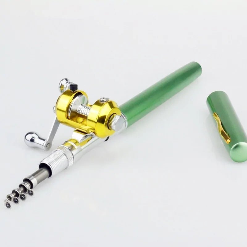 Pen - Shape Mini Fishing Rod with Reel - Jasmind Stores