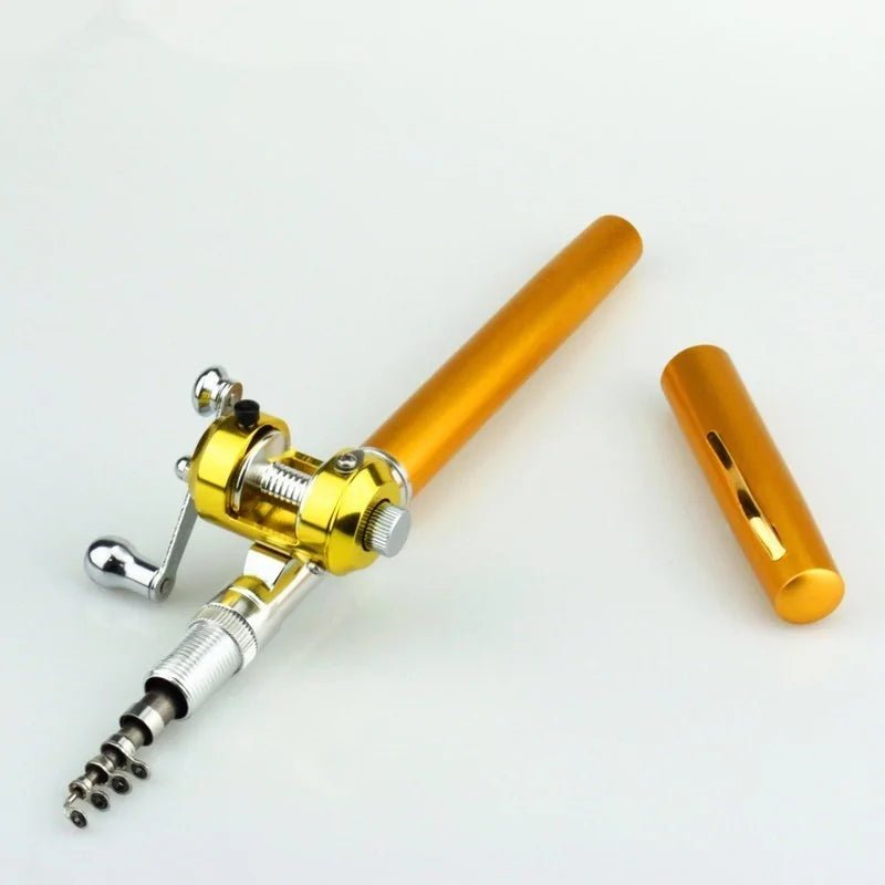 Pen - Shape Mini Fishing Rod with Reel - Jasmind Stores