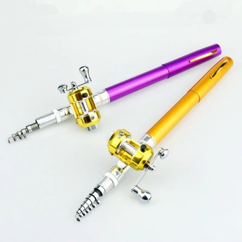 Pen - Shape Mini Fishing Rod with Reel - Jasmind Stores