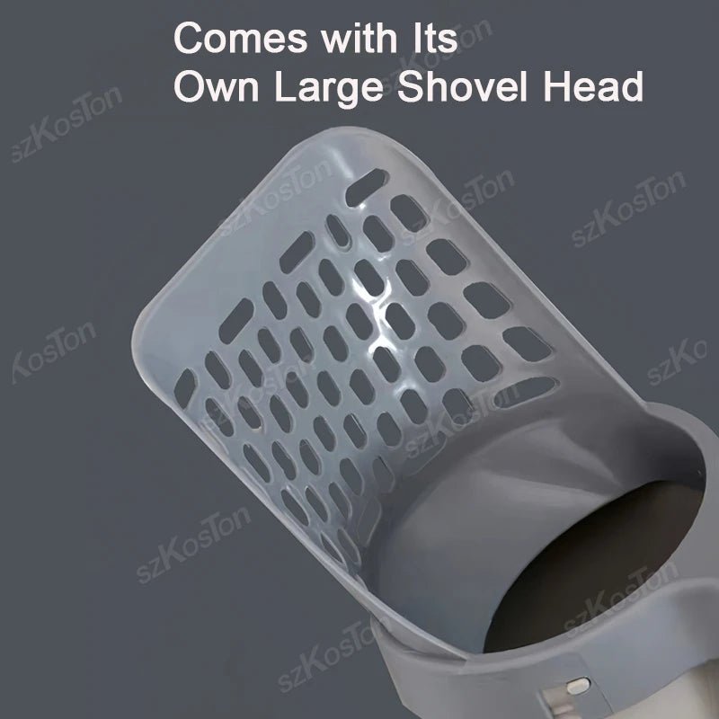 Portable Cat Litter Scooper with Built - in Refill Bag Cat Litter Shovel Integrated Shovel and Bag System Clean Supplies Accessory - Jasmind Stores