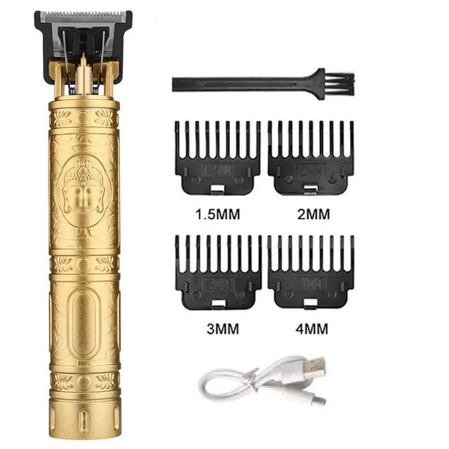 Portable Hair Cutting Machine T9 Vintage Hair Clipper USB Fast Charging Shaver Barber Cordless Hair Trimmer For Men's Barbe - Jasmind Stores