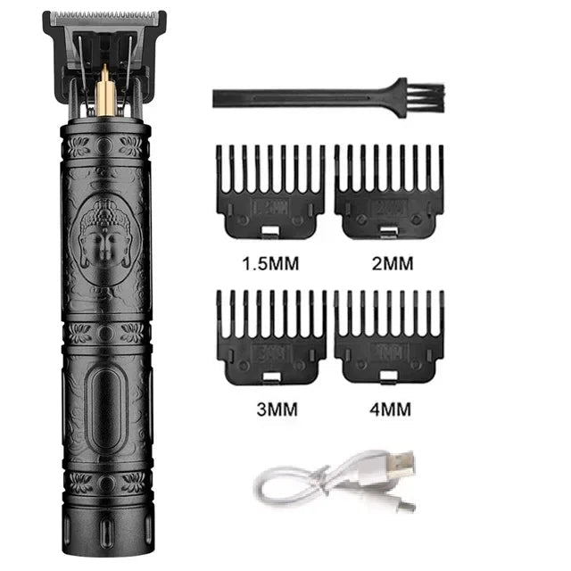 Portable Hair Cutting Machine T9 Vintage Hair Clipper USB Fast Charging Shaver Barber Cordless Hair Trimmer For Men's Barbe - Jasmind Stores