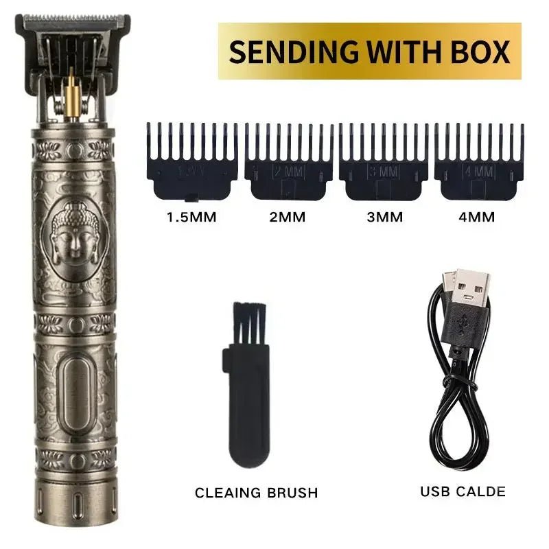 Professional Hair Cutting Machine Wireless Electric Hair Clipper Beard Shaver Men Hair Trimmer Barber For Men Haircut Style - Jasmind Stores