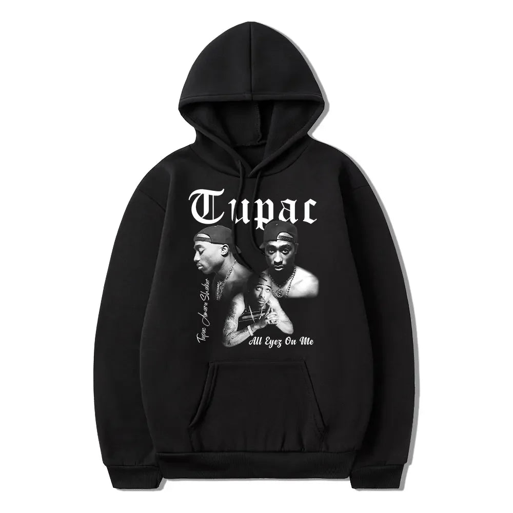 Rapper Print Streetwear Hoodie - Jasmind Stores