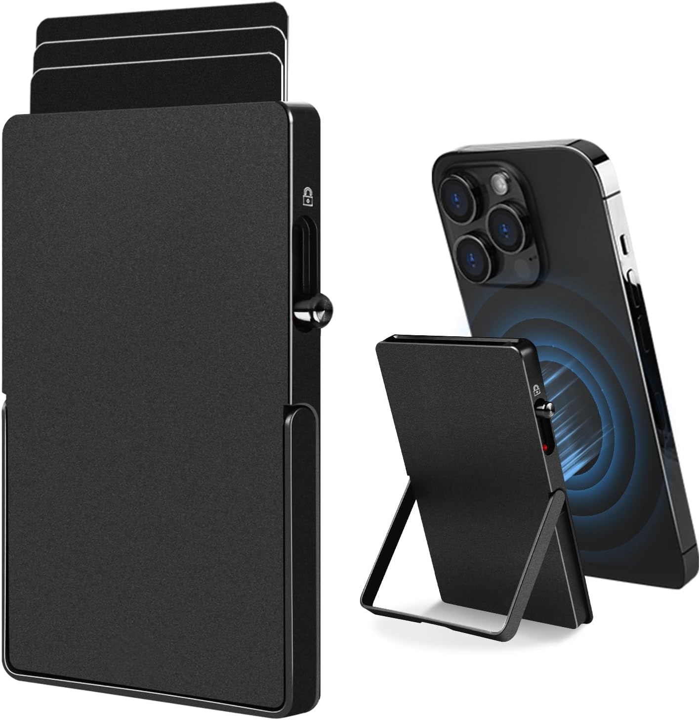 RFID Blocking Wallet Minimalist Slim Card Holder for Magsafe - Jasmind Stores