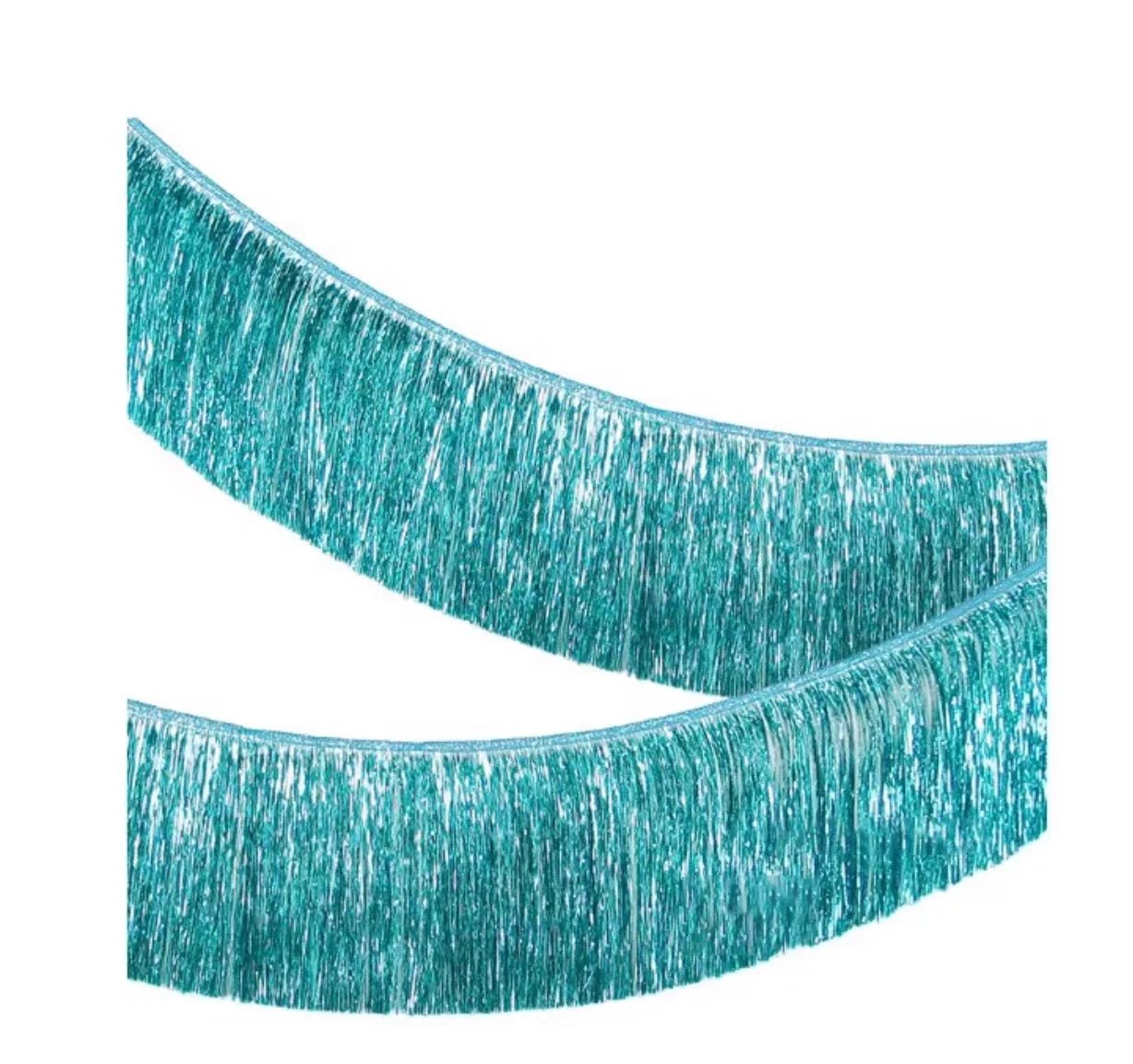 Shiny Tinsel Tassels Fringes Banner Garland Curtain Party Background Photo Props Rain Silk Curtain Wedding Decoration Supplies - Jasmind Stores