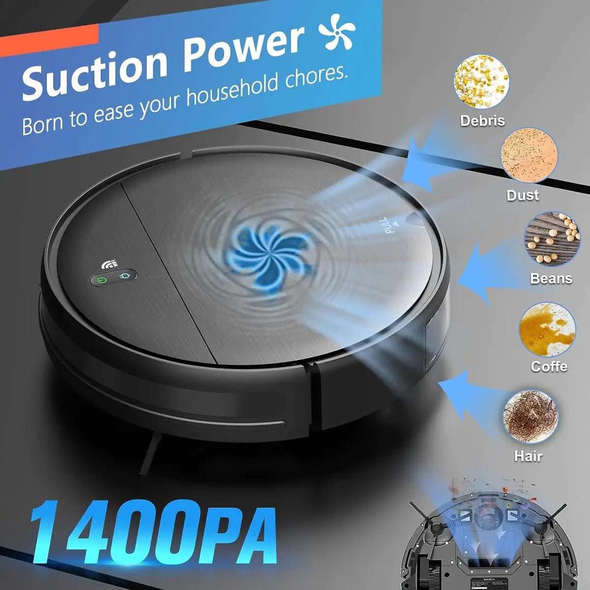 Smart Cleaning Robot: Sweep, Mop & Vacuum - Jasmind Stores