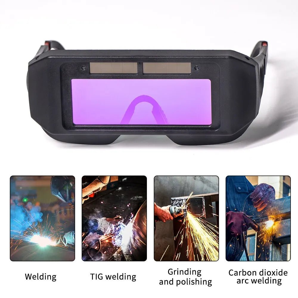 Solar Powered Welding Helmet Auto Darkening Welding Goggles - Jasmind Stores