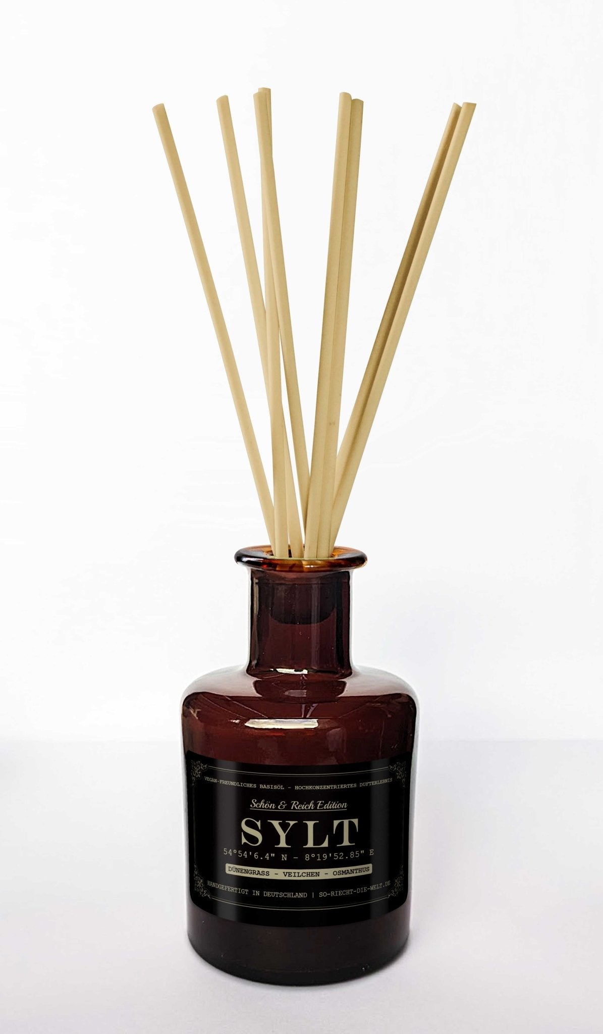 Sylt Raumduft Diffuser - Schön & Reich Edition - Dünengrass | Veilchen | Osmanthus - Jasmind Stores