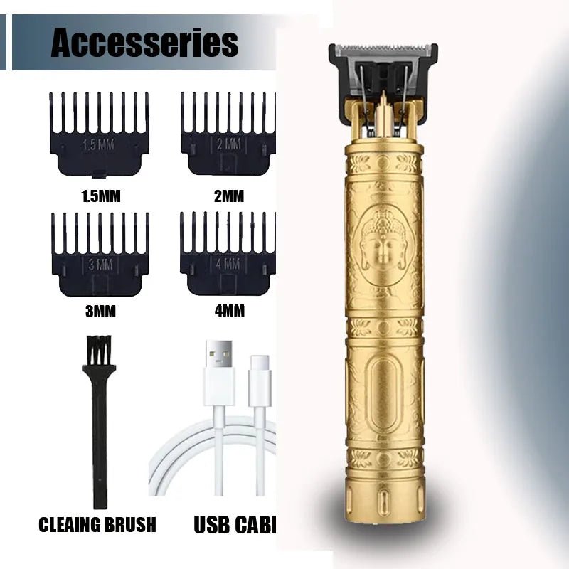 T9 Professional Hair Clipper/Accessories for Men | USB - C Fast Charging | Beard/Body/Hair Trimmer | Precision Electric Shaver - Jasmind Stores