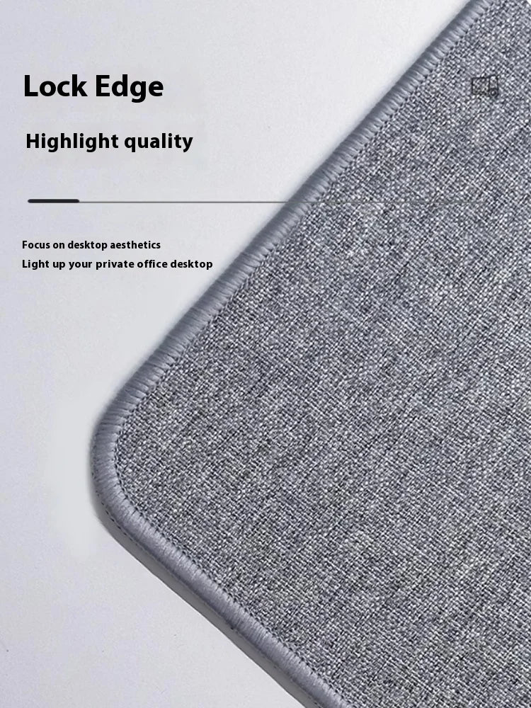 Teana Super Large Gaming Mousepad Linen XXL 300x600 400x800 600x1200 Gaming Mouse Mat Esports Laptop Pc Gamer Keyboard Desk Mat - Jasmind Stores