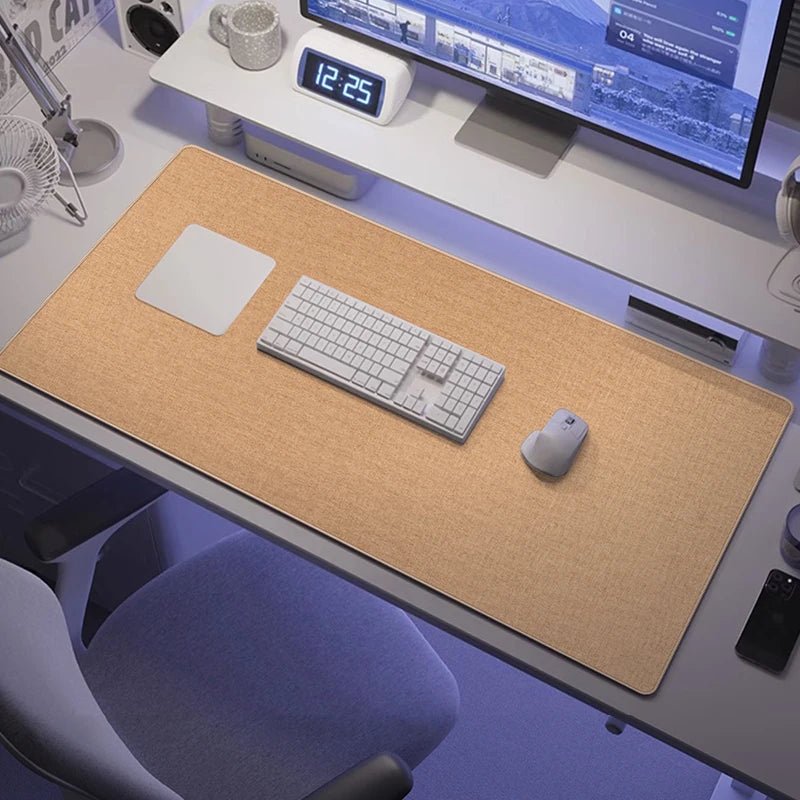 Teana Super Large Gaming Mousepad Linen XXL 300x600 400x800 600x1200 Gaming Mouse Mat Esports Laptop Pc Gamer Keyboard Desk Mat - Jasmind Stores