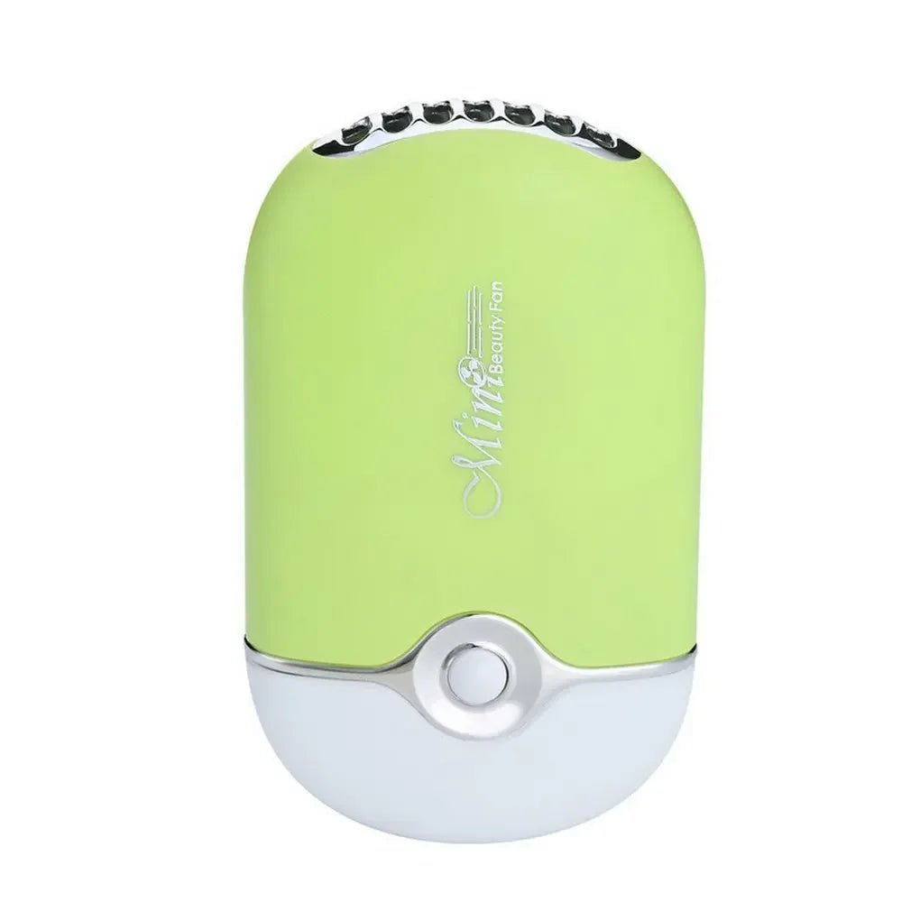 USB Rechargeable Portable Mini Fan Cooling Fan Bladeless Handheld Eyelash dryer Mini Handheld Fan Air Conditioning Blower - Jasmind Stores
