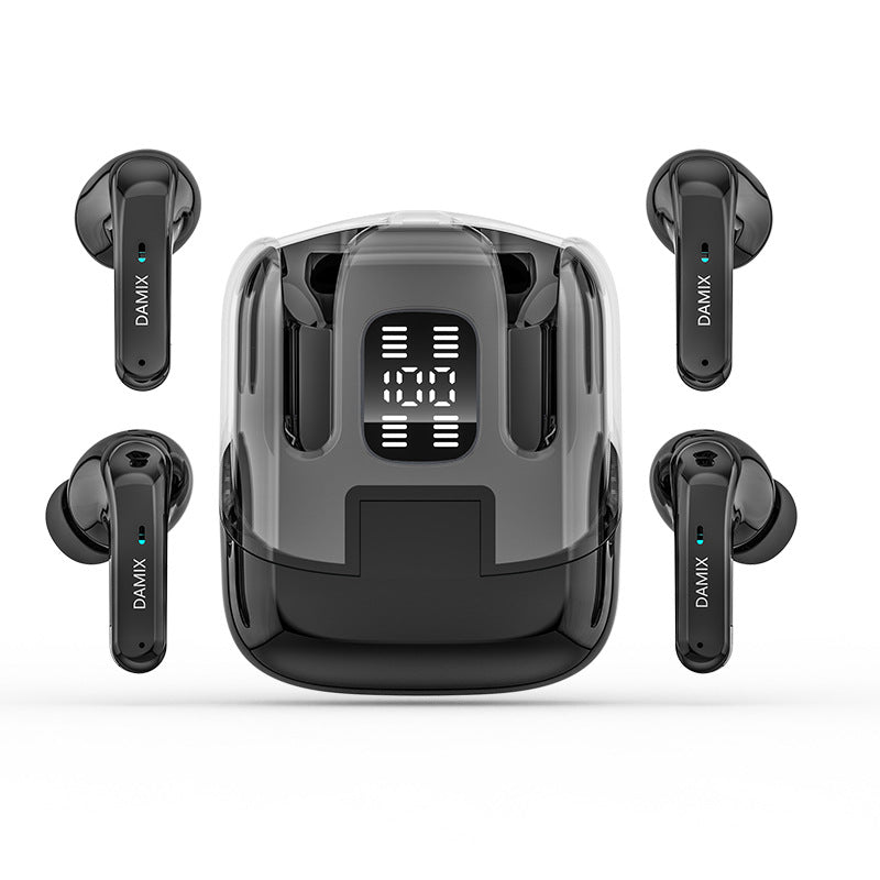Wireless Bluetooth earphones, 4 earphones, 2 pairs for couples, sports and esports, OWS5.5 chip stereo - Jasmind Stores