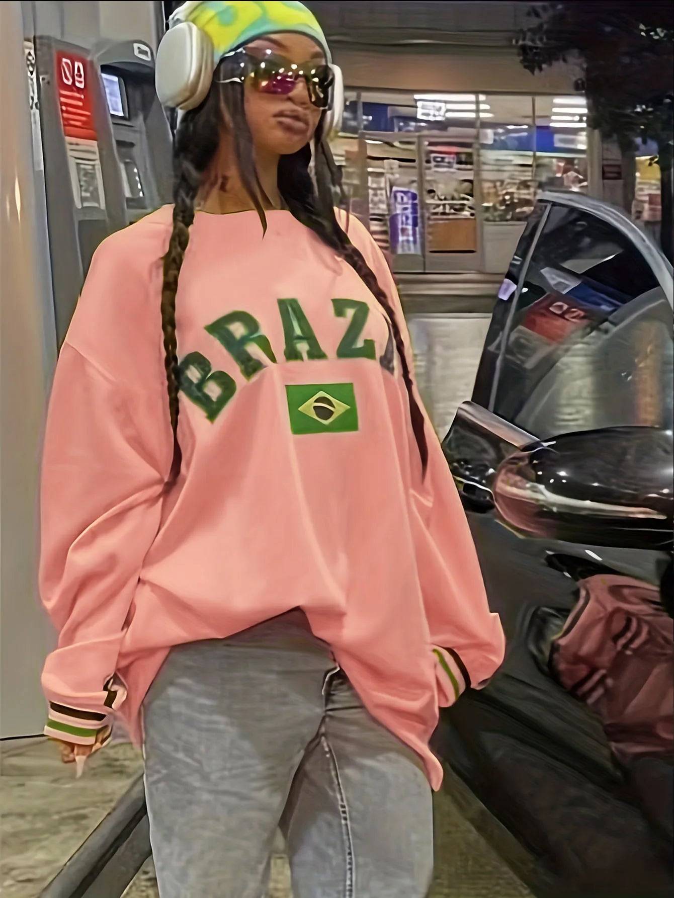 Y2K Harajuku Letter Print Hoodie - Jasmind Stores